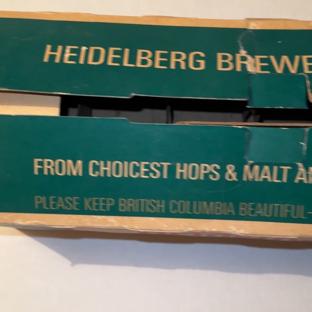 Heidelberg Beer Bottles Set of 5 & Carton - Picture 9 of 10